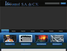 Tablet Screenshot of iscontrol.com.mx